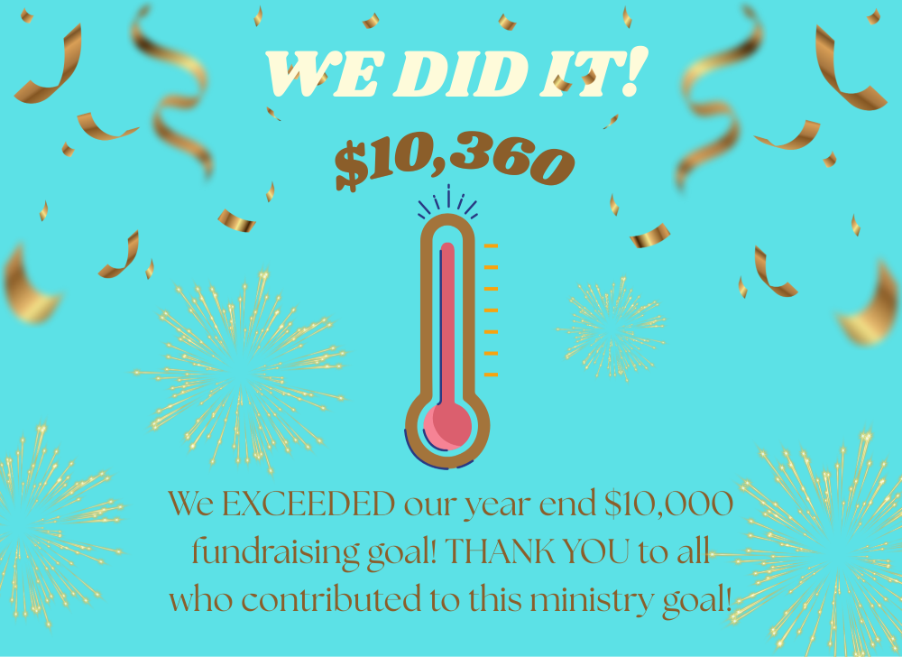 CEF Year End Fundraising Goal